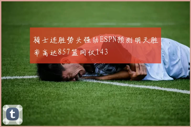 骑士连胜势头强劲ESPN预测明天胜率高达857篮网仅143